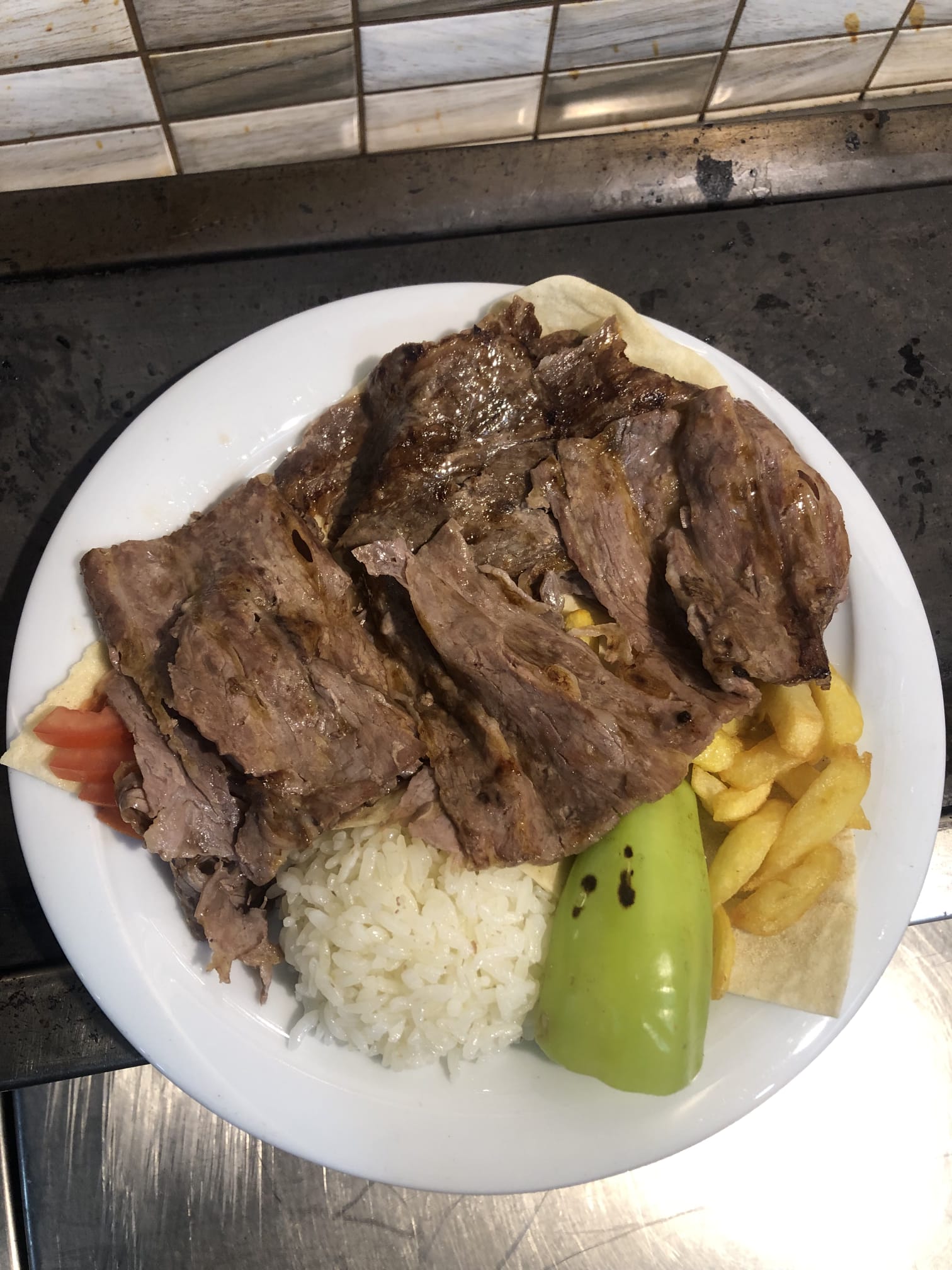Döner Porsiyon ( 1,5 porsiyon  165 gr ) 